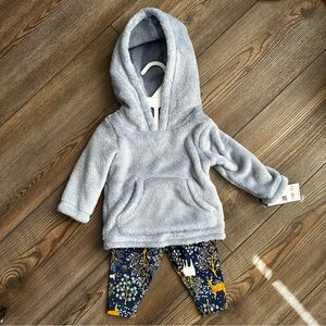 NWT Carters 6M Baby Fall / Winter Woodland Hoodie and Leggings Set
